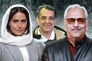 مهران مدیری و الناز شاکردوست مقابل دوربین «کج پیله»